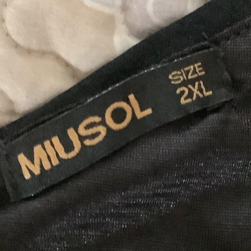 EUC Miusol Sleeveless Black Dress Size:  2XL - Picture 7 of 8